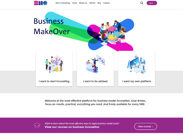 Business MakeOver website screenshot